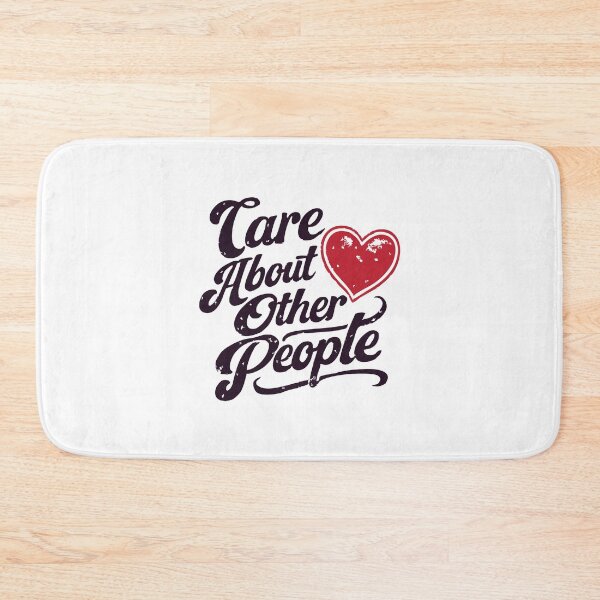 Item preview, Care About Other People,Retro 70s, Positivity designed and sold by CloudyPress.