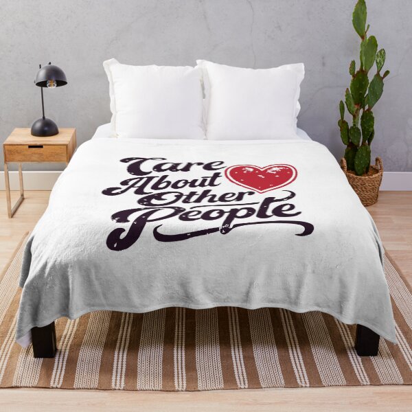 Item preview, Care About Other People,Retro 70s, Positivity designed and sold by CloudyPress.