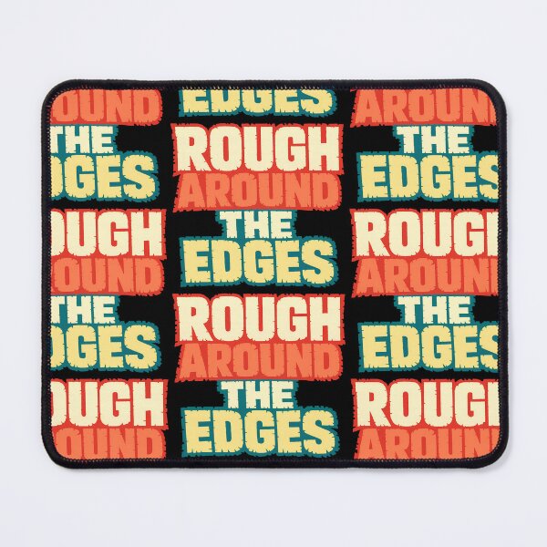 Item preview, Rough Around The Edges Bold Distressed Typography Design designed and sold by TeeTimeTreasure.