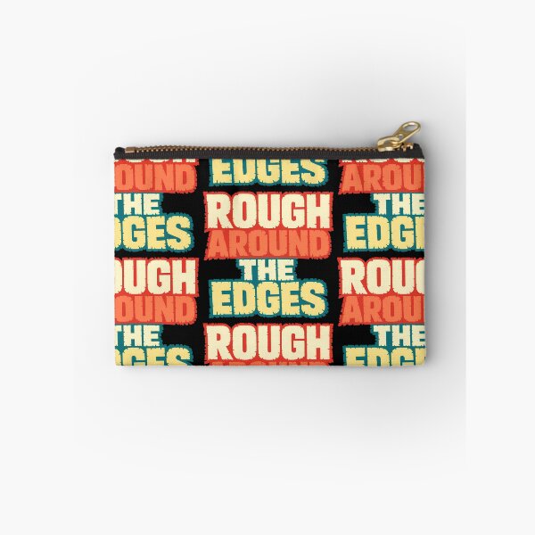 Item preview, Rough Around The Edges Bold Distressed Typography Design designed and sold by TeeTimeTreasure.