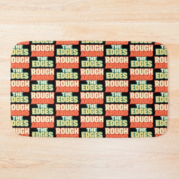 Item preview, Rough Around The Edges Bold Distressed Typography Design designed and sold by TeeTimeTreasure.