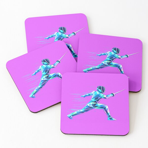 Item preview, Hologram Fencer – Iridescent Glitch designed and sold by ChillCharmStudio.