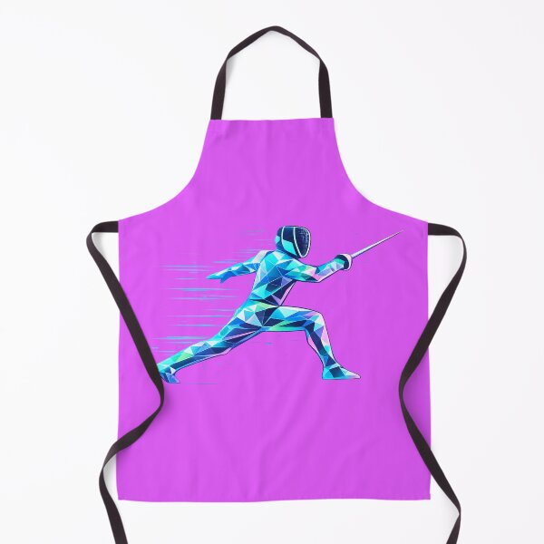 Item preview, Hologram Fencer – Iridescent Glitch designed and sold by ChillCharmStudio.