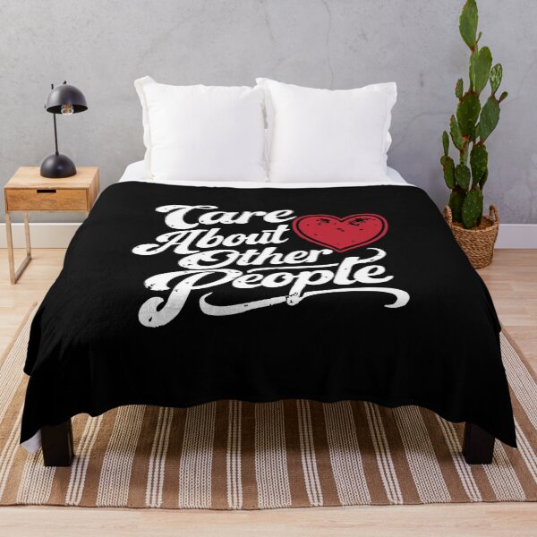 Item preview, Care About Other People,Retro 70s, Positivity designed and sold by CloudyPress.