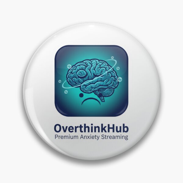Item preview, Funny Fake App - OverthinkHub Anxiety Streaming designed and sold by OrikuStudio.
