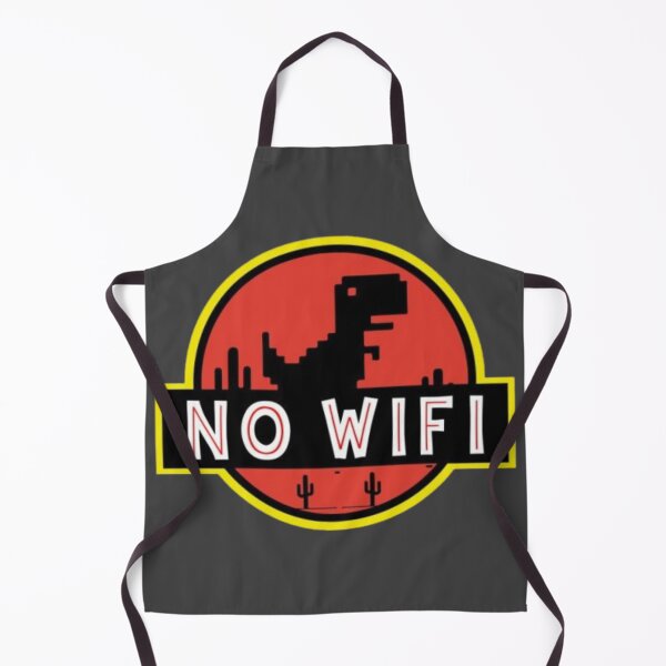Item preview, No WiFi Dinosaur Minimalist Pixel Art Illustration designed and sold by Top Tier Designs.