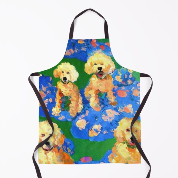 Item preview, Impressionist Group of Poodles Painting for Social Dog Lovers designed and sold by WildStroke.