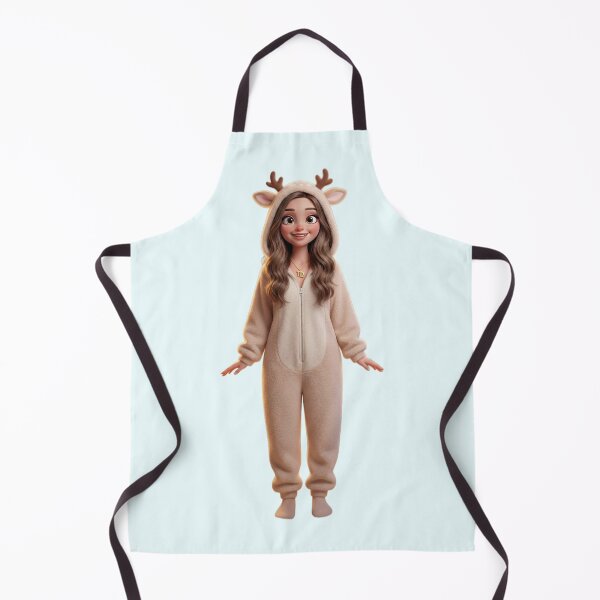 Item preview, Cute Virgo Zodiac Girl in Deer Fawn Onesie designed and sold by PixMoody.