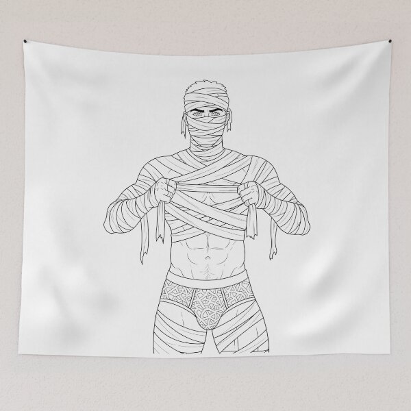 Item preview, Mummy Hunk. Handsome halloween Man. LGBTQ designed and sold by Shoot-The-Moon.