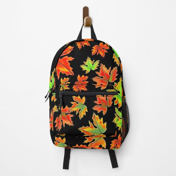 Item preview, Autumn leaf pattern, Fall leaves, Maple leaves, red and orange leaves designed and sold by hollycooper.