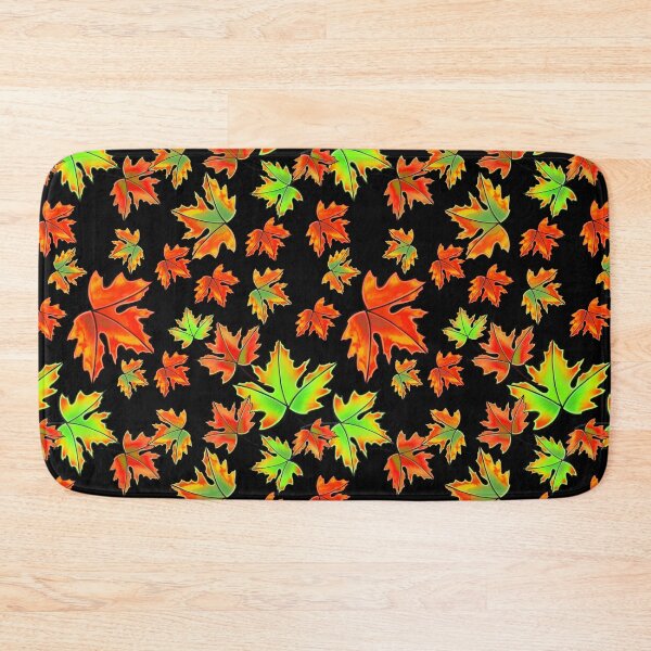 Item preview, Autumn leaf pattern, Fall leaves, Maple leaves, red and orange leaves  designed and sold by hollycooper.