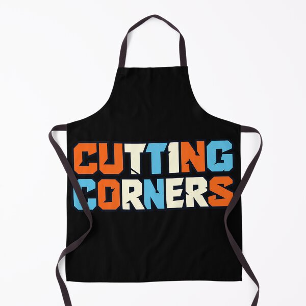 Item preview, Cutting Corners Funny Bold Typography Design designed and sold by TeeTimeTreasure.