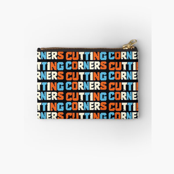 Item preview, Cutting Corners Funny Bold Typography Design designed and sold by TeeTimeTreasure.