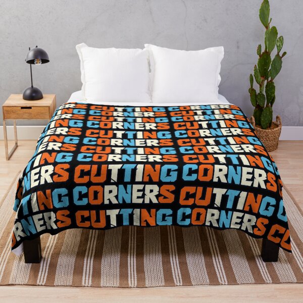 Item preview, Cutting Corners Funny Bold Typography Design designed and sold by TeeTimeTreasure.