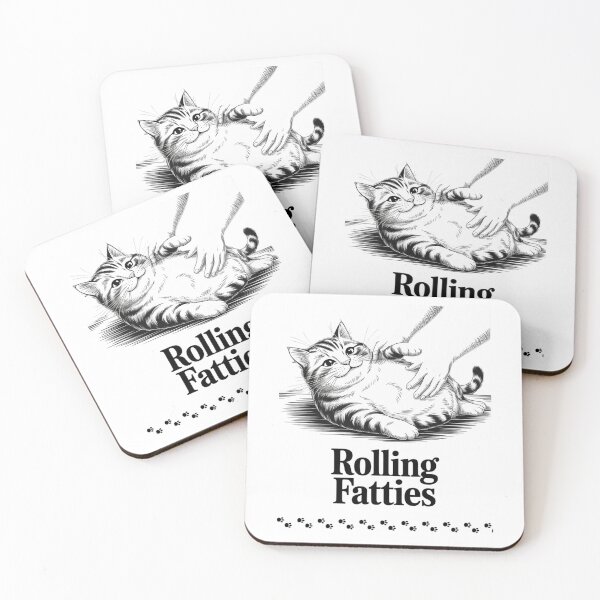 Item preview, Rolling Fatties Cat Cute Cat Lover Kitten Owner 8 designed and sold by joyouartArt.