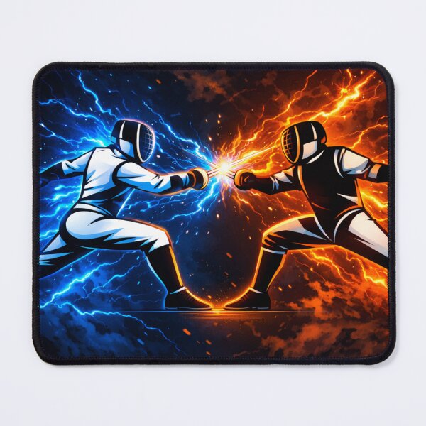 Item preview, Electric Storm – Fencing Energy designed and sold by ChillCharmStudio.