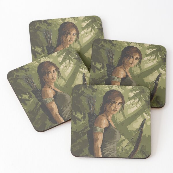 Item preview, Pixel Adventure Tomb Raider – Retro Explorer Artwork designed and sold by Pixel8Prints.