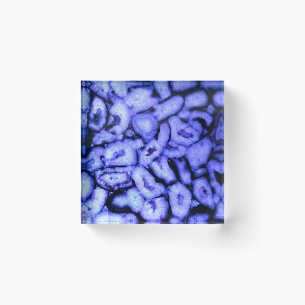 Artikelvorschau, Blaue Geoden, blaue Achate, blaue Edelsteine, abstraktes blaues Muster entworfen und verkauft von hollycooper.