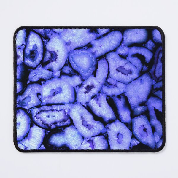 Item preview, Blue geodes, blue agates, blue gemstones, abstract blue pattern  designed and sold by hollycooper.