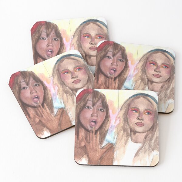 Item preview, Zara Larsson & Pink Pantheress Stateside Remix Video Painting designed and sold by artshlyn.