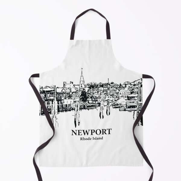 Item preview, Newport RI - Ink Cityscape Illustration designed and sold by Lakeric Cityscapes.