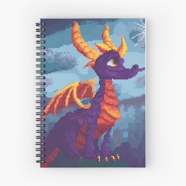 Item preview, Spyro the Dragon Pixel Art – Retro Fantasy Platformer Tribute designed and sold by Pixel8Prints.