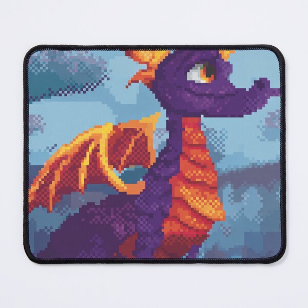 Item preview, Spyro the Dragon Pixel Art – Retro Fantasy Platformer Tribute designed and sold by Pixel8Prints.