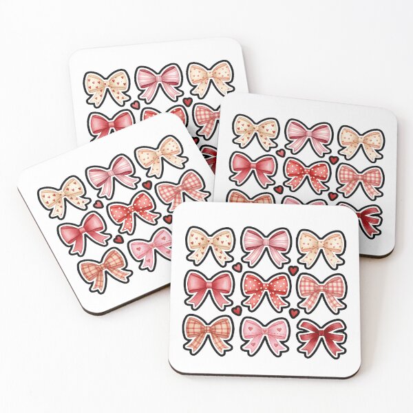 Item preview, Valentine Coquette Bows, Aesthetic Valentines, Valentines Day, Valentines bow, Retro Valentines, Trendy Valentines designed and sold by DesignDenDo ⭐⭐⭐⭐⭐.