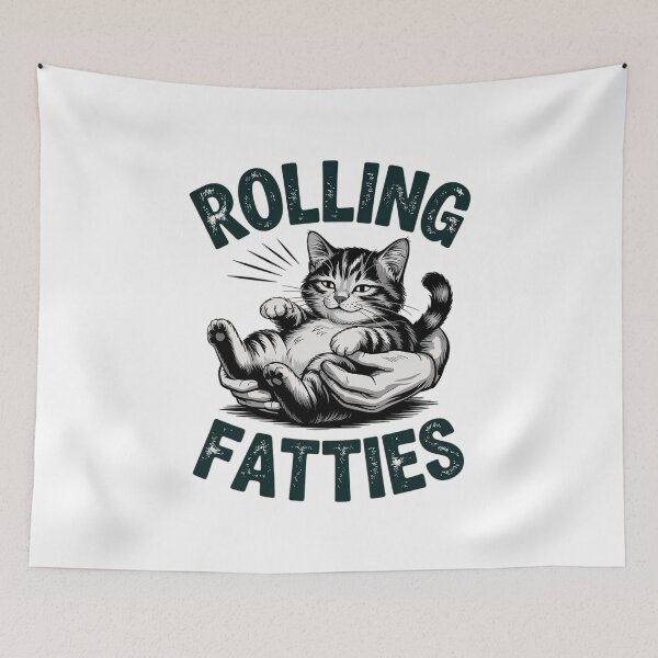Item preview, Rolling Fatties Cat Cute Cat Lover Kitten Owner Kitty 4 designed and sold by joyouartArt.