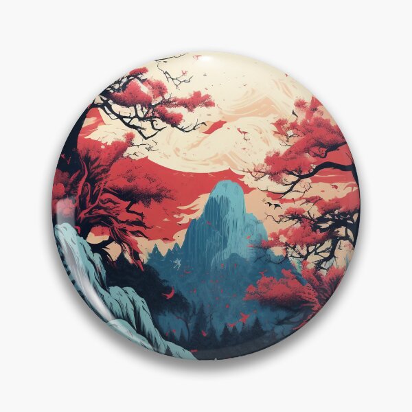 Item preview, Lunar Grove Yin Yang - Nature Balance Symbol Art designed and sold by AetherVibes.