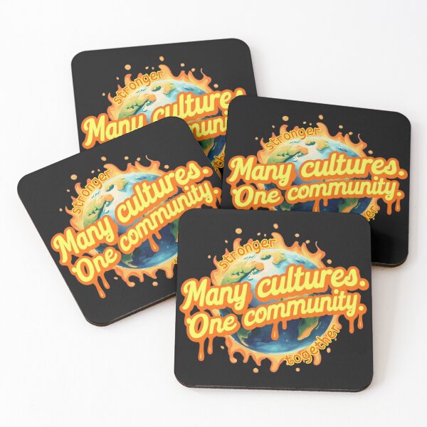 Item preview, many cultures one community - stronger together designed and sold by Stefrait-7.