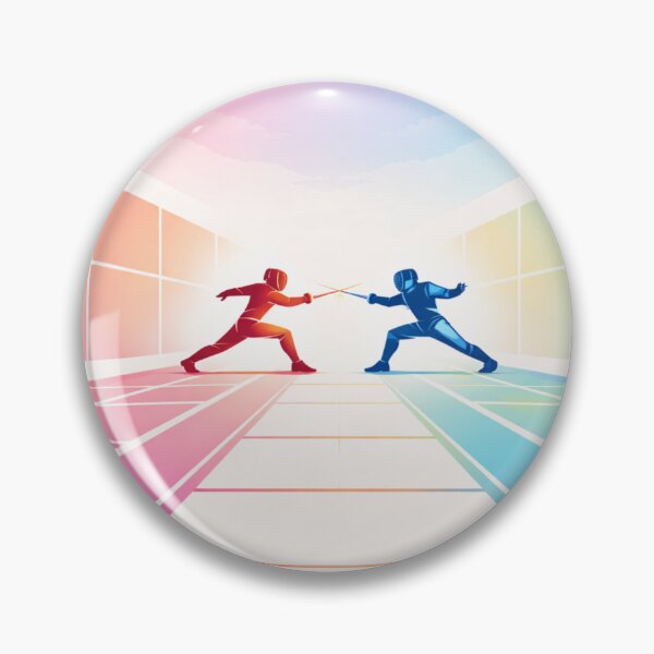 Item preview, Arena Geometry – Fencing Poster designed and sold by ChillCharmStudio.