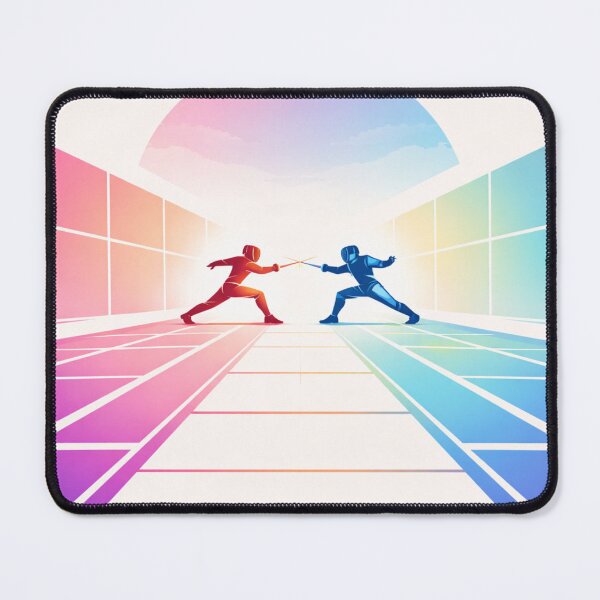 Item preview, Arena Geometry – Fencing Poster designed and sold by ChillCharmStudio.