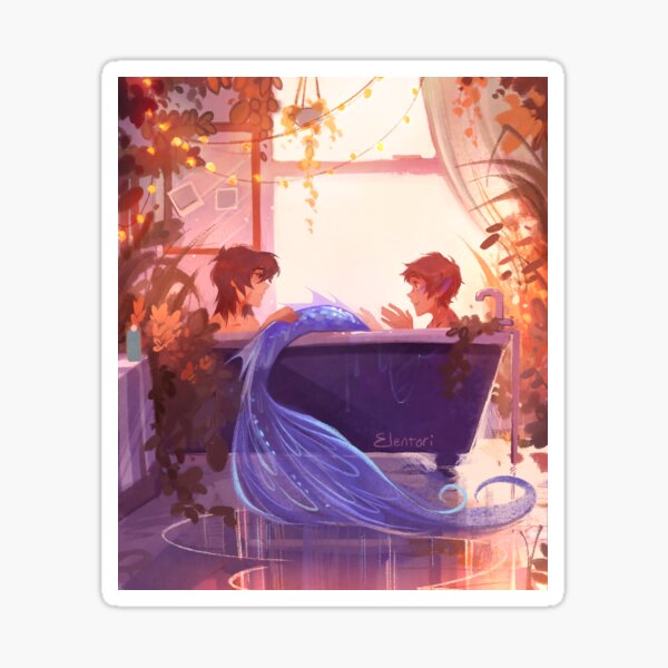 Merman Bath Sticker