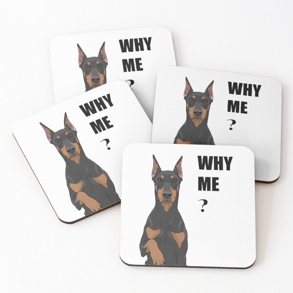 Item preview, Judgmental Doberman Meme Illustration designed and sold by WhatsupDawg.