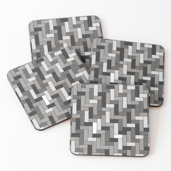 Item preview, Grey Geometric Pattern  designed and sold by OneThreeSix.