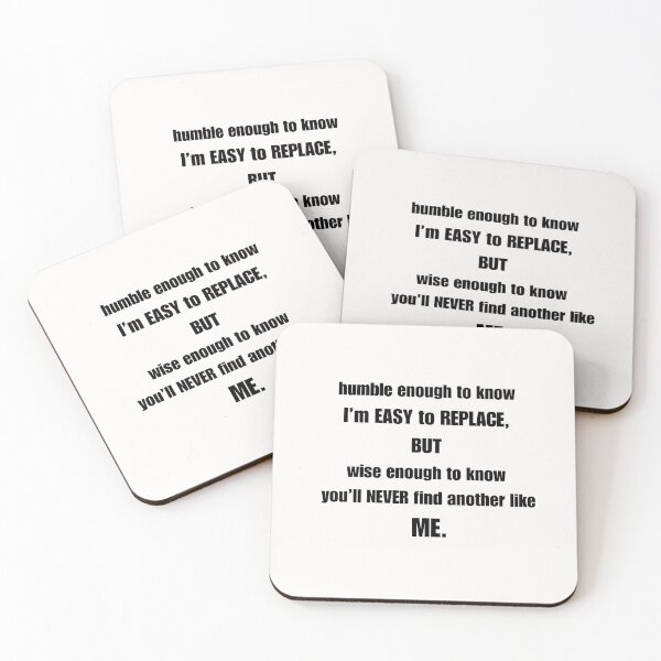 Item preview, Never Find Another Like Me Sarcastic Quote designed and sold by OddballObjects.