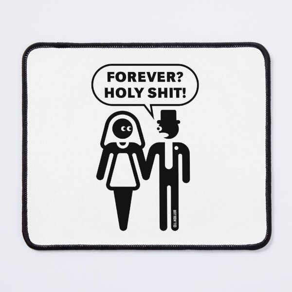 Item preview, Forever? Holy Shit! (Groom / Stag Night / Bachelor Party / Wedding / 1C) designed and sold by Roderix.