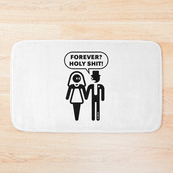 Item preview, Forever? Holy Shit! (Groom / Stag Night / Bachelor Party / Wedding / 1C) designed and sold by Roderix.