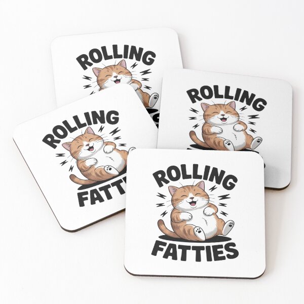 Item preview, Rolling Fatties Cat Cute Cat Lover Kitten Owner Kitty 9 designed and sold by joyouartArt.