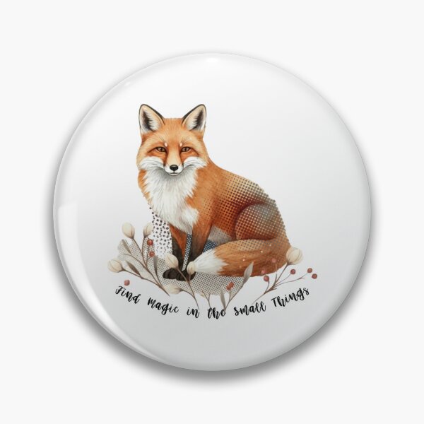 Item preview, Vintage Fox with Botanical Accents designed and sold by Furr-n-Purr.