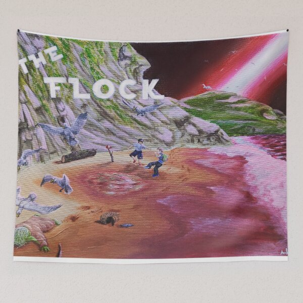 Item preview, The Flock! (parody work) designed and sold by RuneLabyrinth.