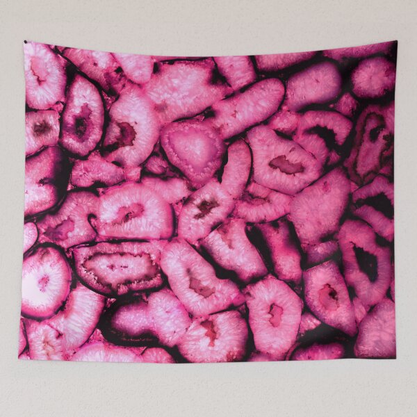 Item preview, Pink geodes, pink agates, pink gemstones,  abstract pink pattern  designed and sold by hollycooper.