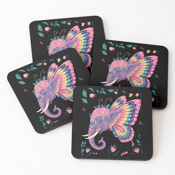 Item preview, Floral Elephant designed and sold by angolinnArt.