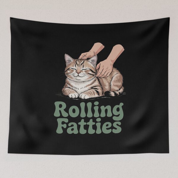 Item preview, Rolling Fatties Cat Cute Cat Lover Kitten Owner Kitty 11 designed and sold by joyouartArt.