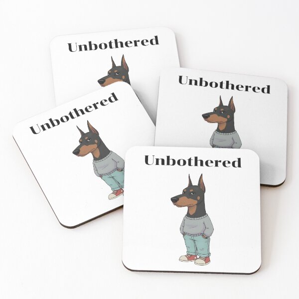 Item preview, Unimpressed Doberman Chill Meme designed and sold by WhatsupDawg.