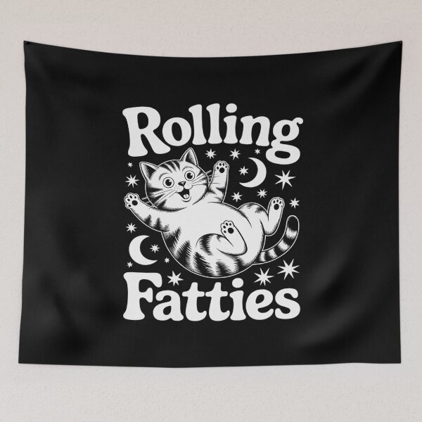 Item preview, Rolling Fatties Cat Cute Cat Lover Kitten Owner Kitty designed and sold by joyouartArt.