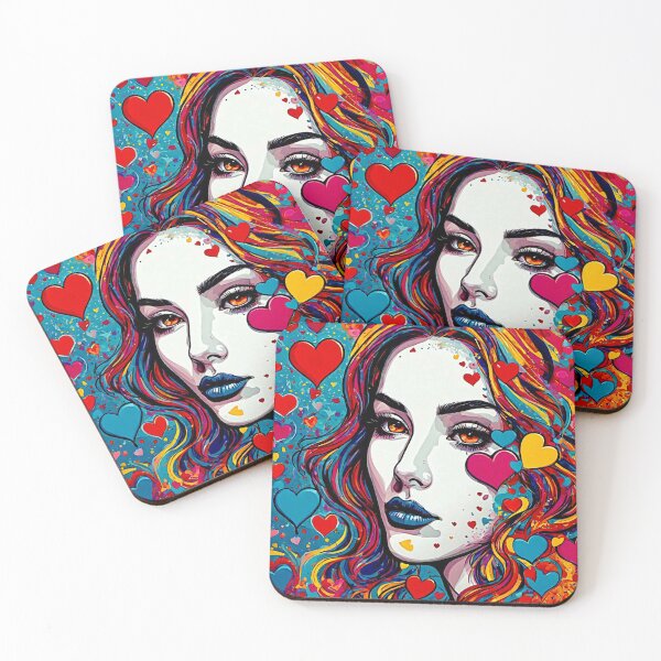 Item preview, Love in Every Stroke pop heart love #1 designed and sold by Helios Be. Lavsh.