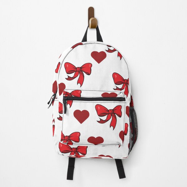 Item preview, Red Bows and Hearts Pattern - Cute Valentine Aesthetic designed and sold by Meenamma.