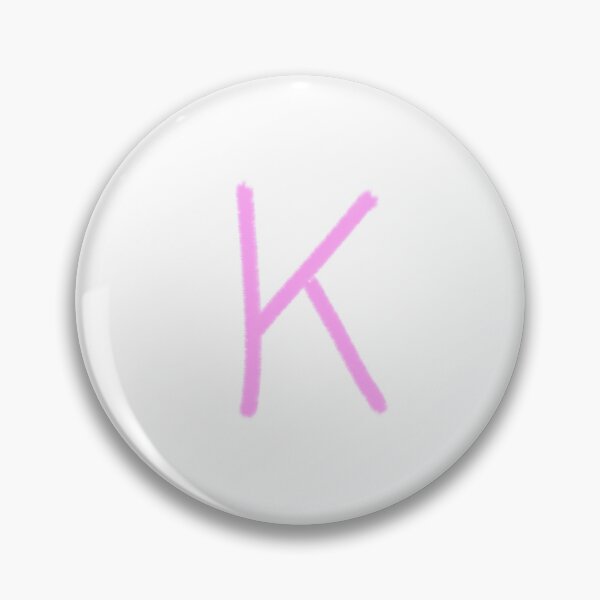 Artikelvorschau, Kawaii-Kissen mit Buchstabe K – Niedliche Monogramm-Kinderzimmerdeko entworfen und verkauft von iampaulmorris.